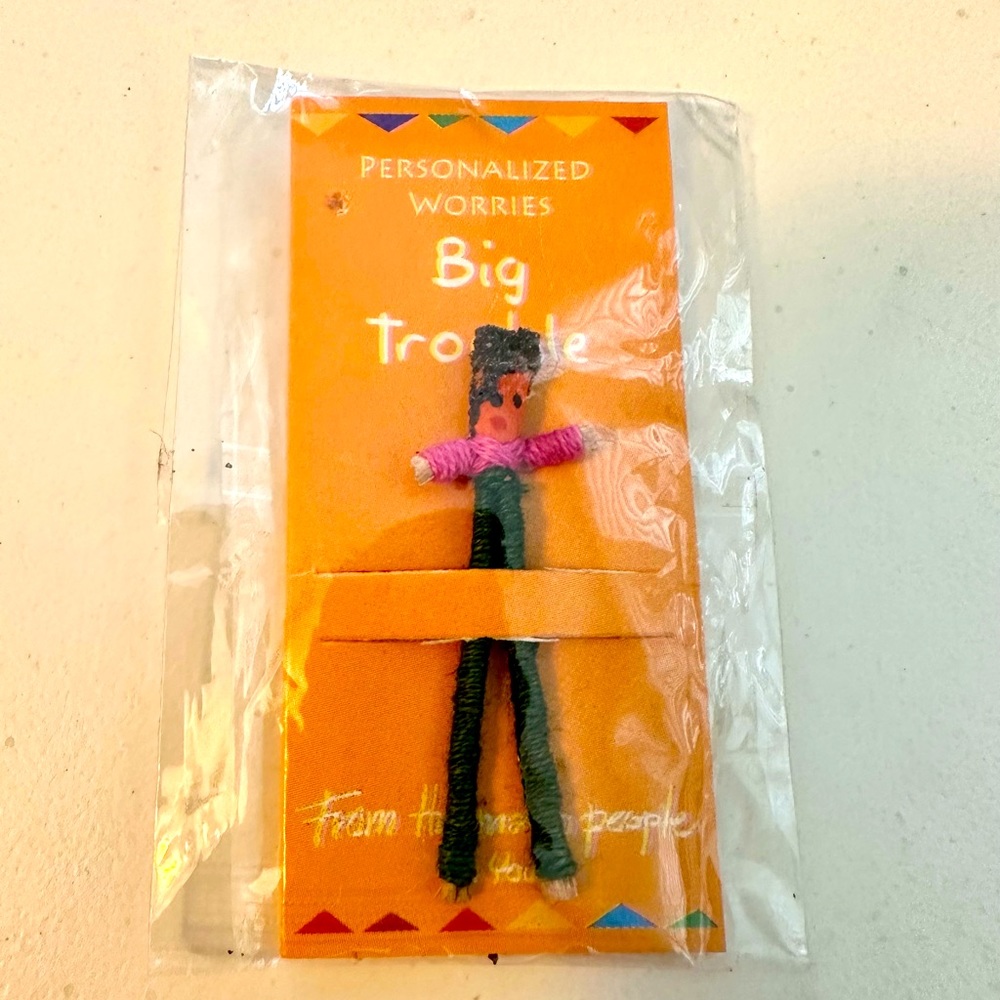 Personal Mayan Worry Doll - Brand new, still in packaging!